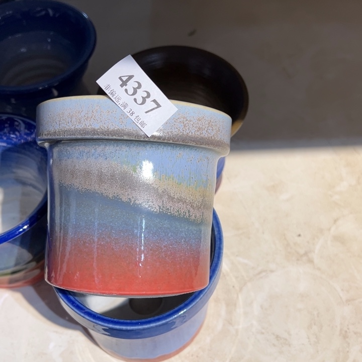 口10高10 手工花盆满30包邮