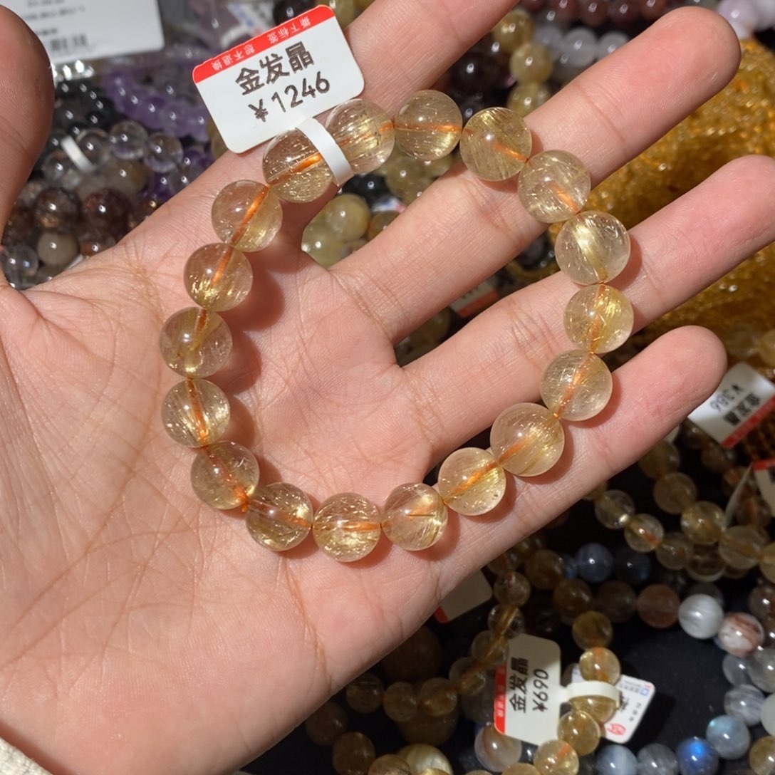 水晶手链未镶嵌我