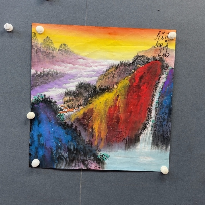 书法作品多次参加