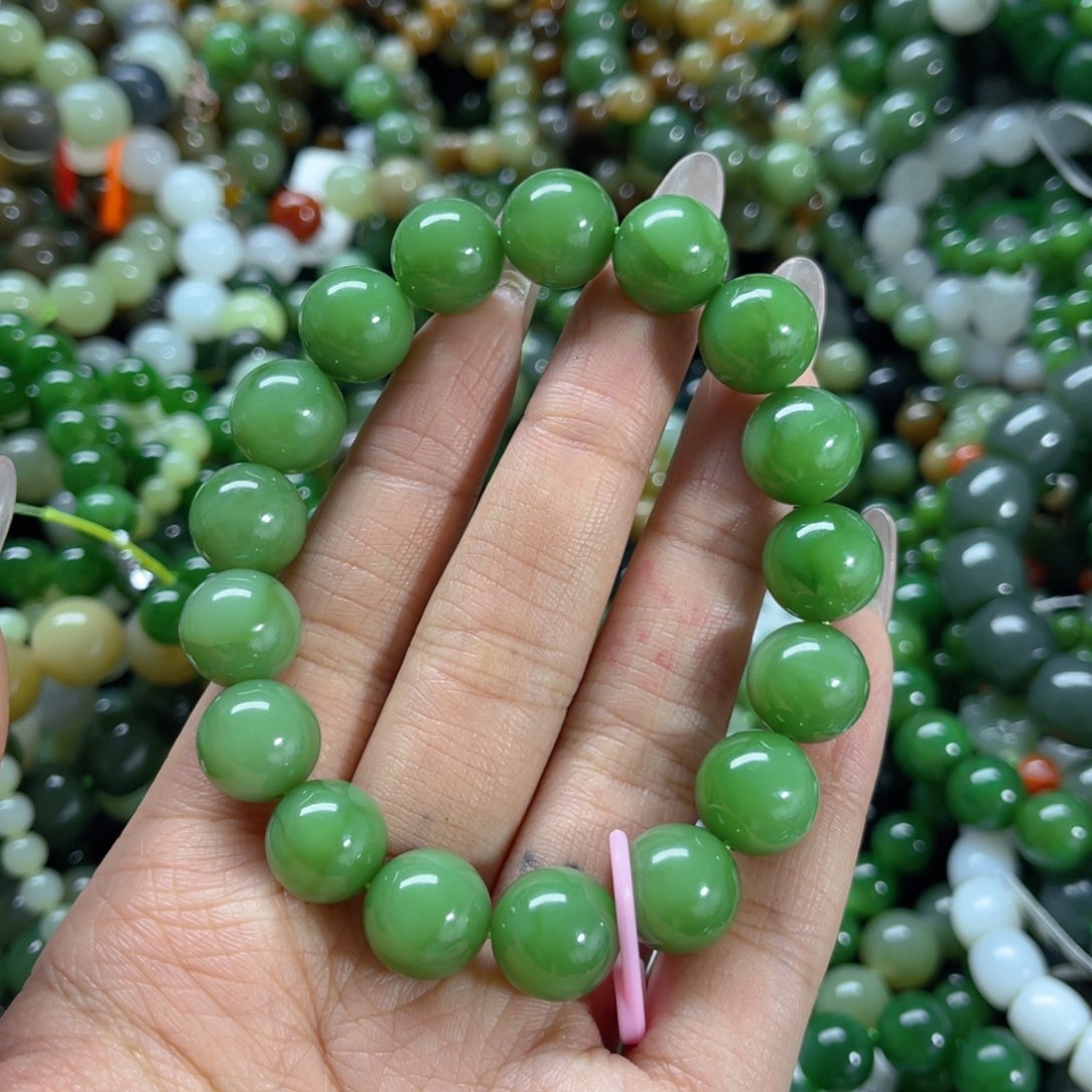 未镶嵌手链和田玉甜*?