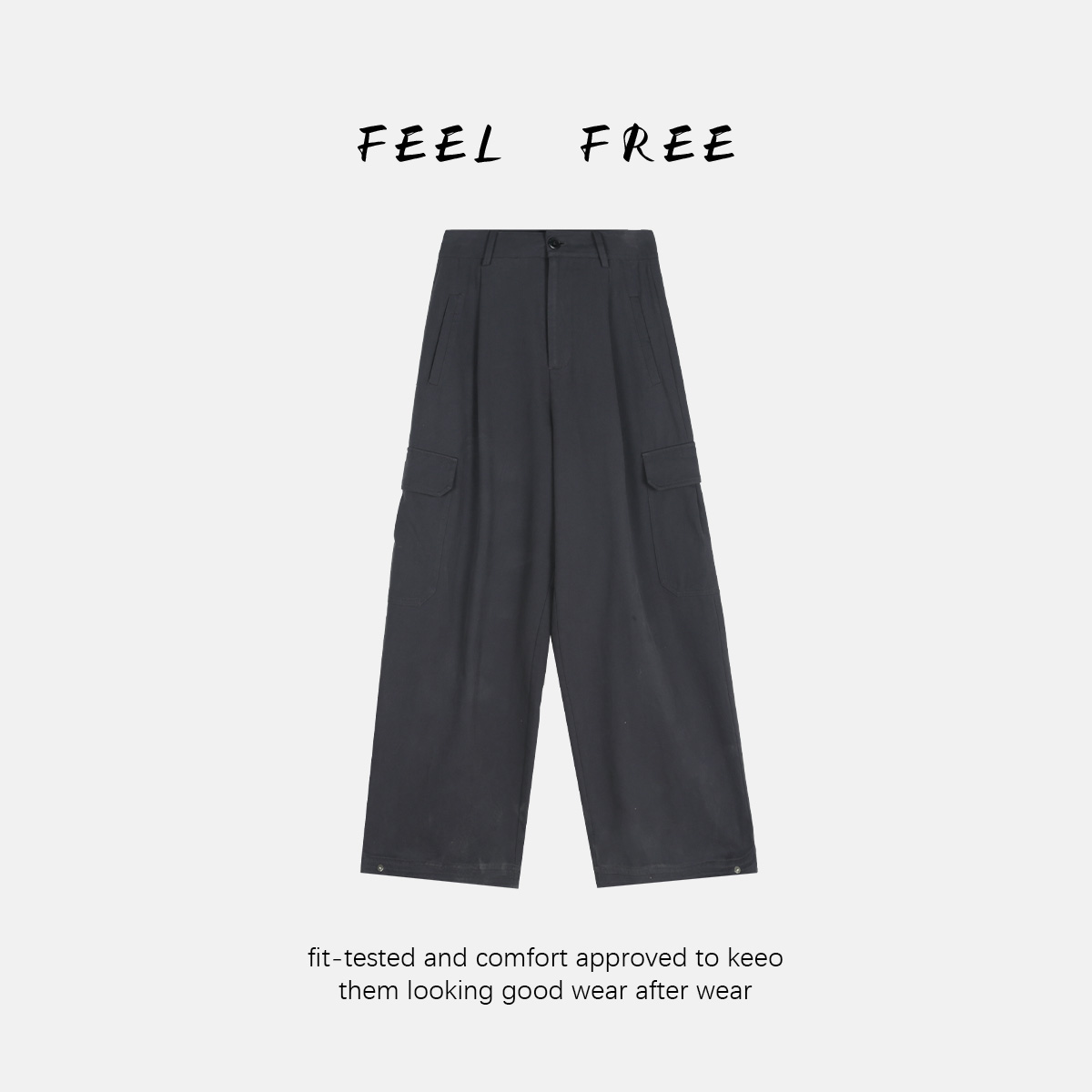 FEEL FREE-石墨灰休闲工装裤 2025新款NEW
