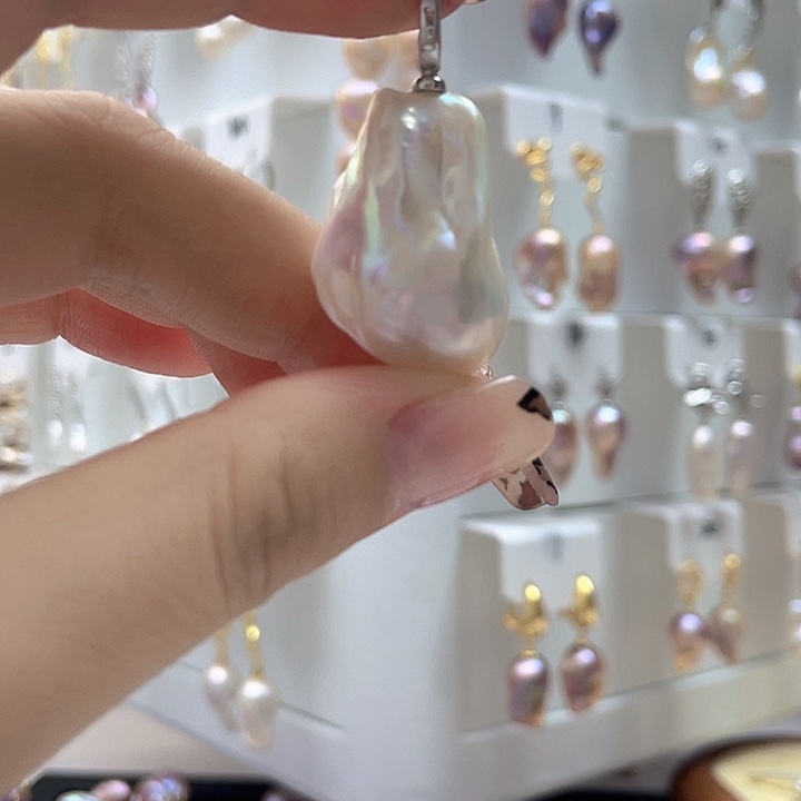 淡水珍珠戒指银S925镶嵌