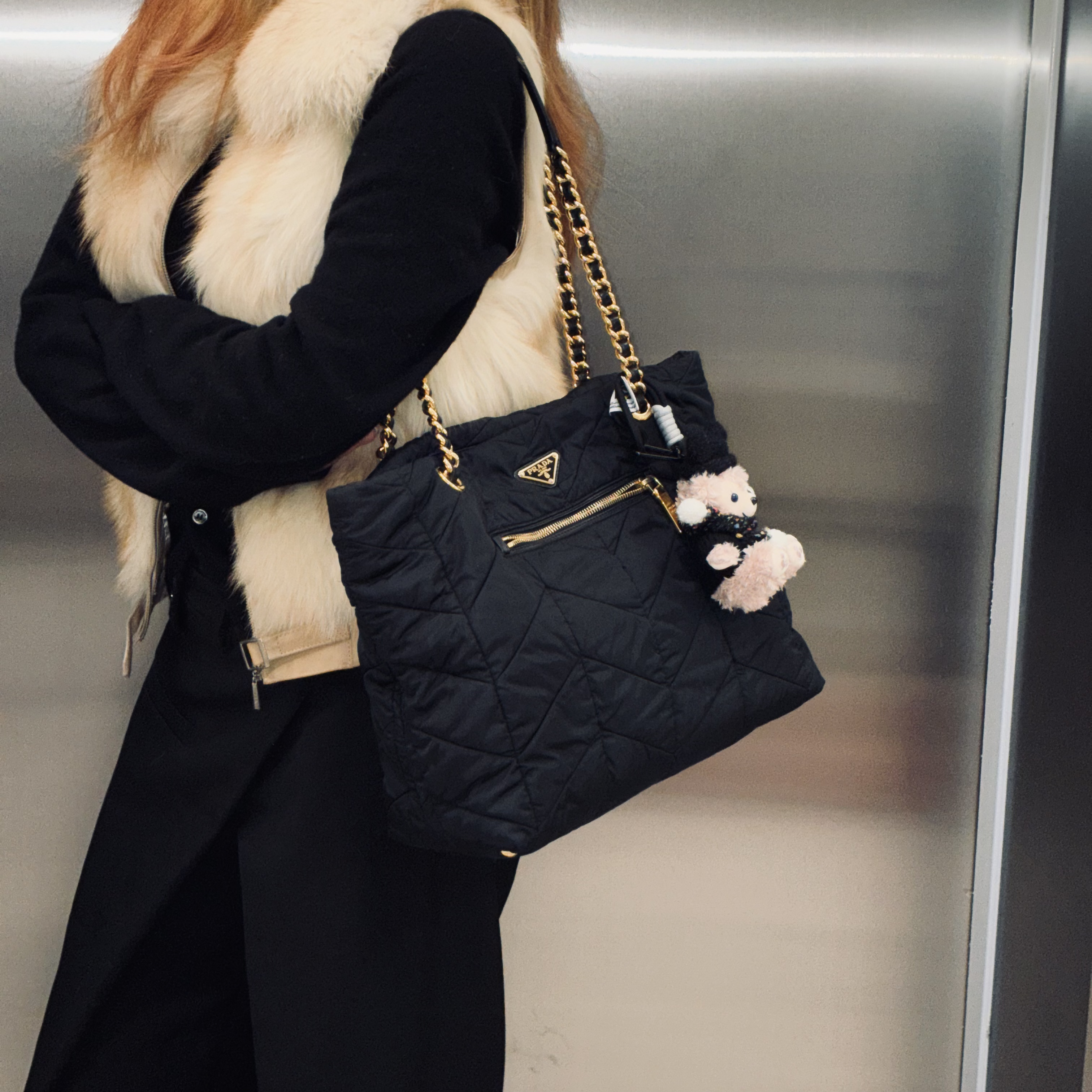 95新 Prada/普拉达 Prada单肩包黑金