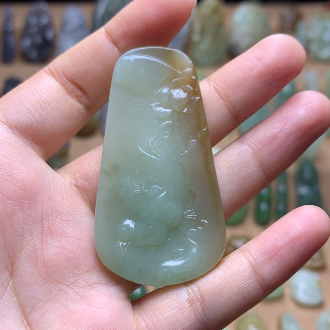 和田玉挂件未镶嵌