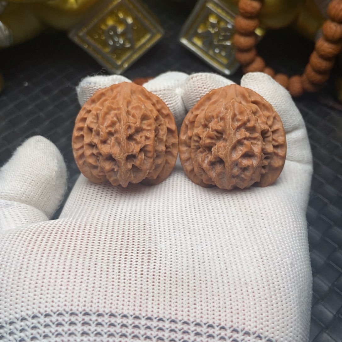 把件桃核原状37货头苹果园37