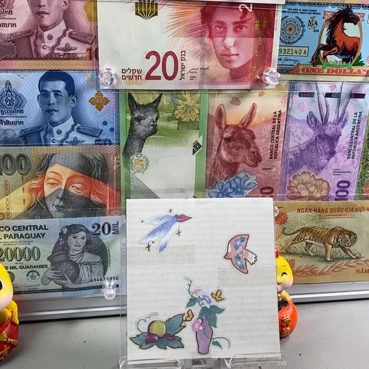 纸币丹**翼美丽5 一张尾号353