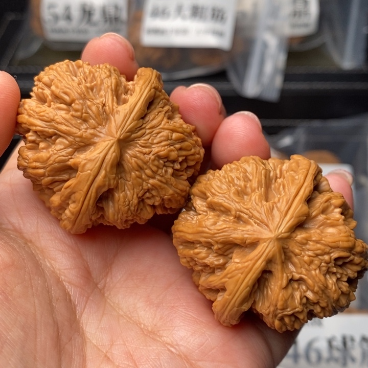 文玩核桃把件42球筋