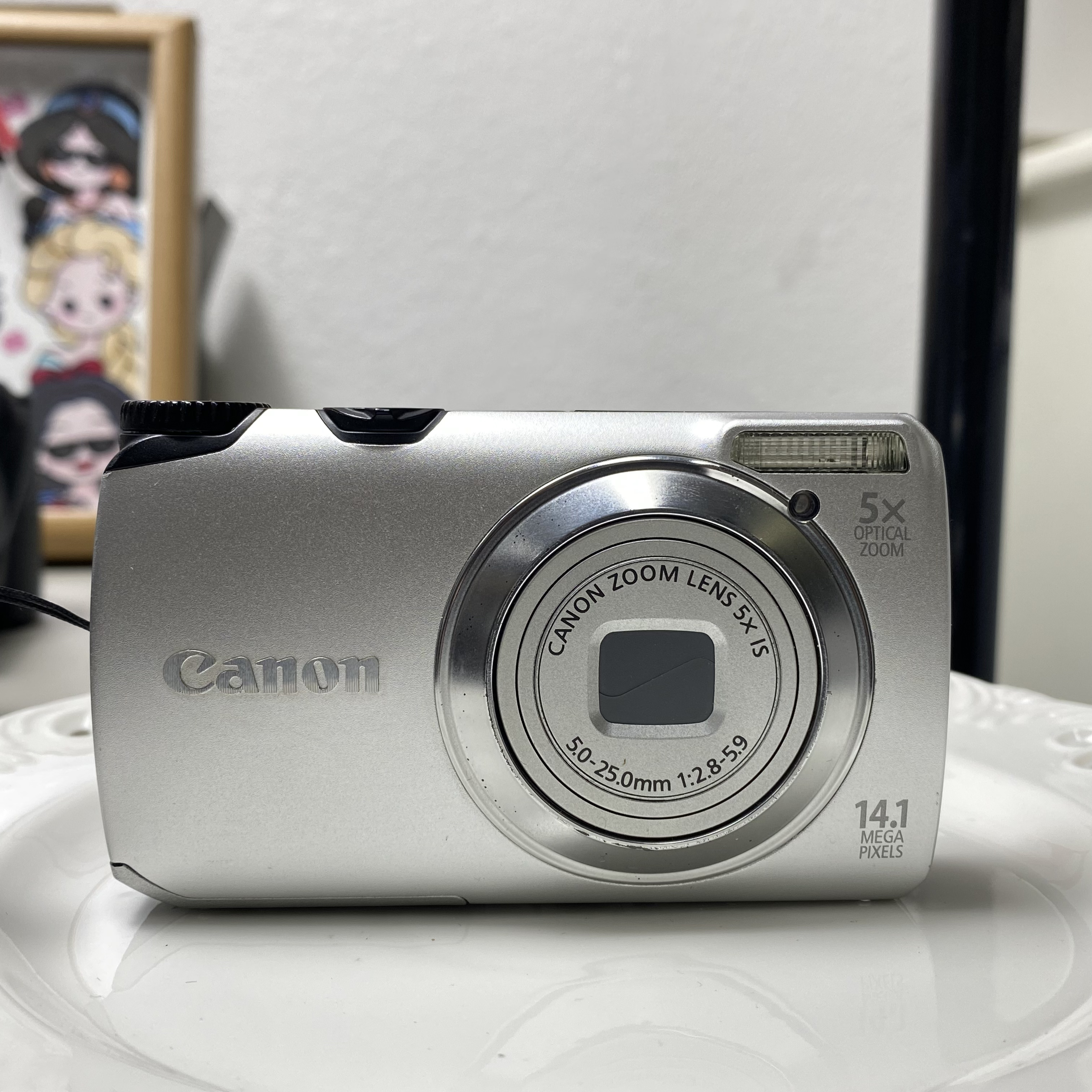95新 Canon/佳能 佳能A3200is带原盒1400万像素5倍变焦数码ccd