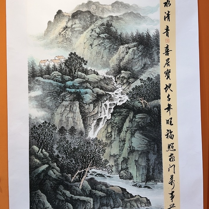 国画书法作品多次参加