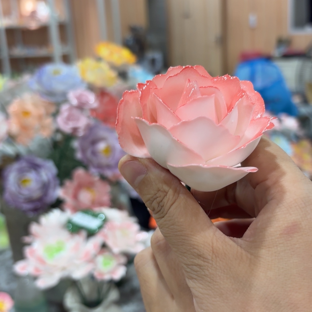 陶瓷花，20元发货，退款拉黑