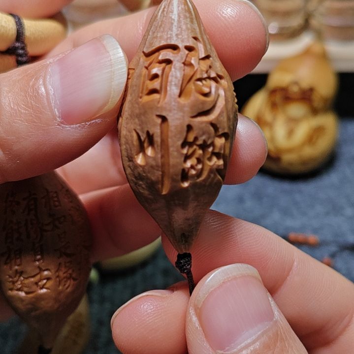 橄榄核手串/手链橄榄核核雕海纳百川