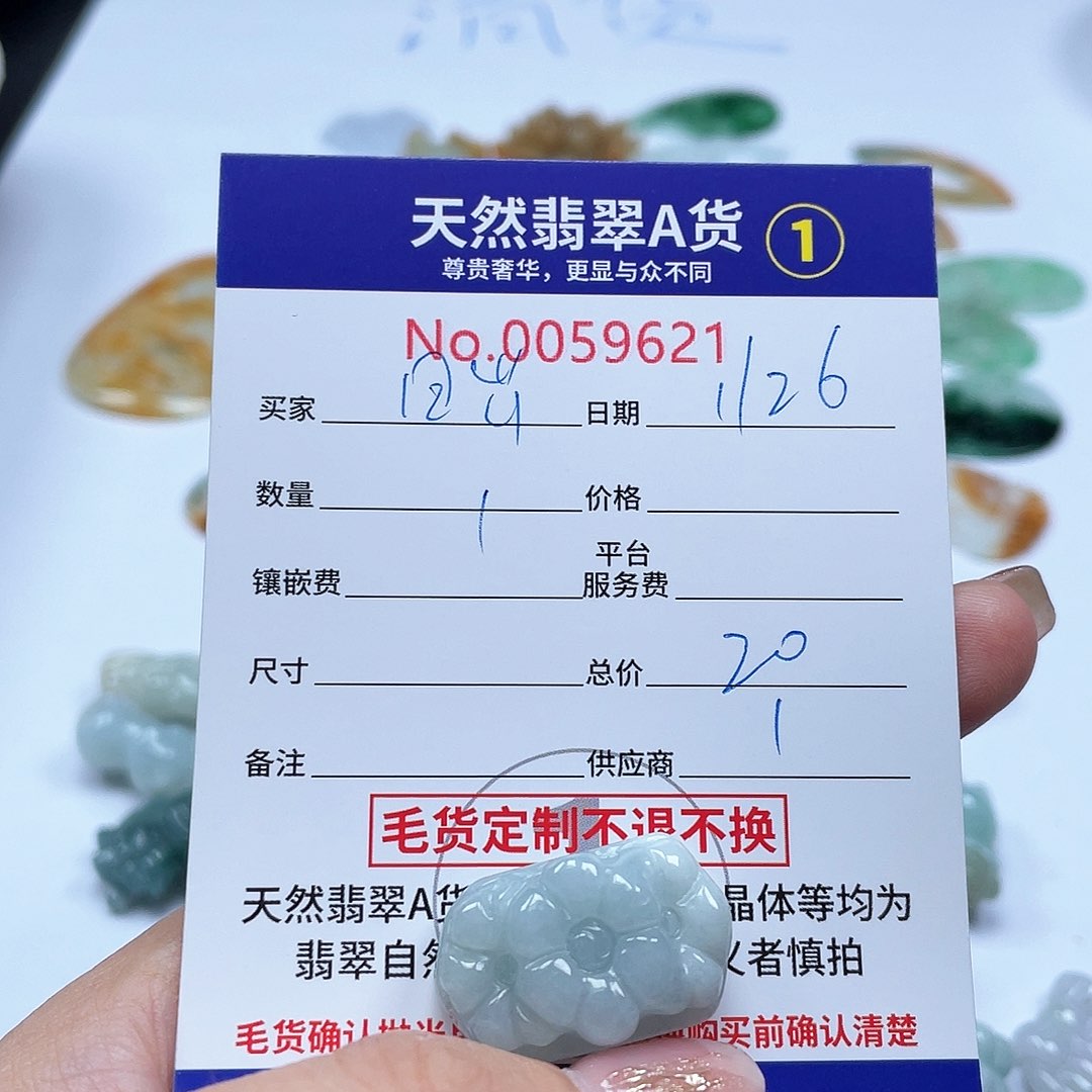 翡翠颈饰未镶嵌日**光