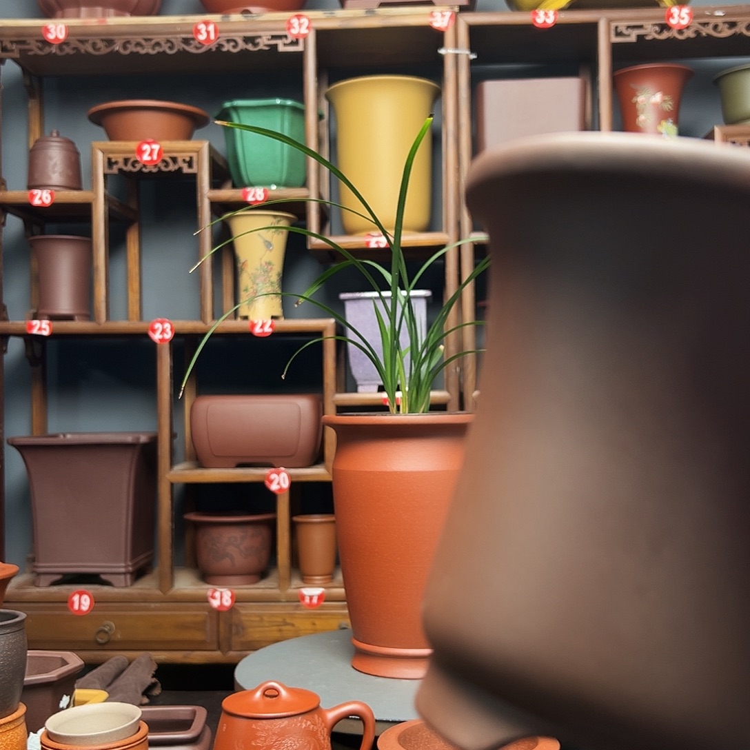 植***头紫砂花盆紫砂花盆