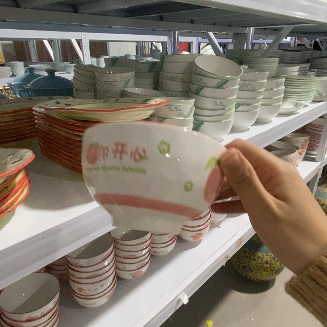 瓷六个米饭碗 福利活动不退换