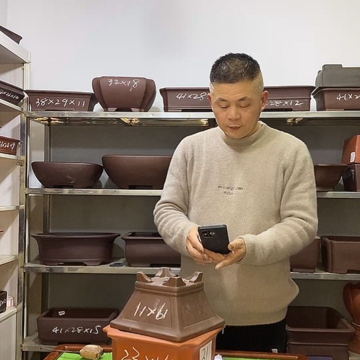 一***醉宜兴紫砂花盆花盆