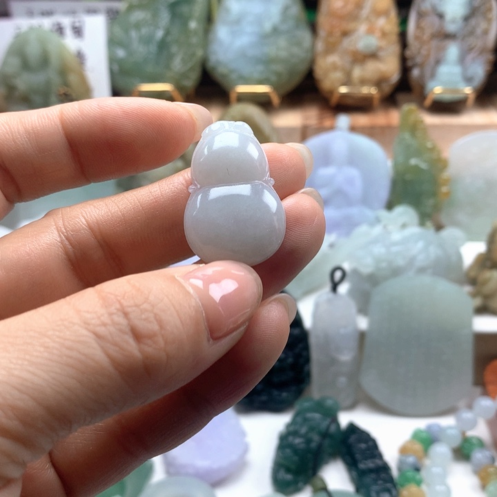 颈饰未镶嵌翡翠葫芦