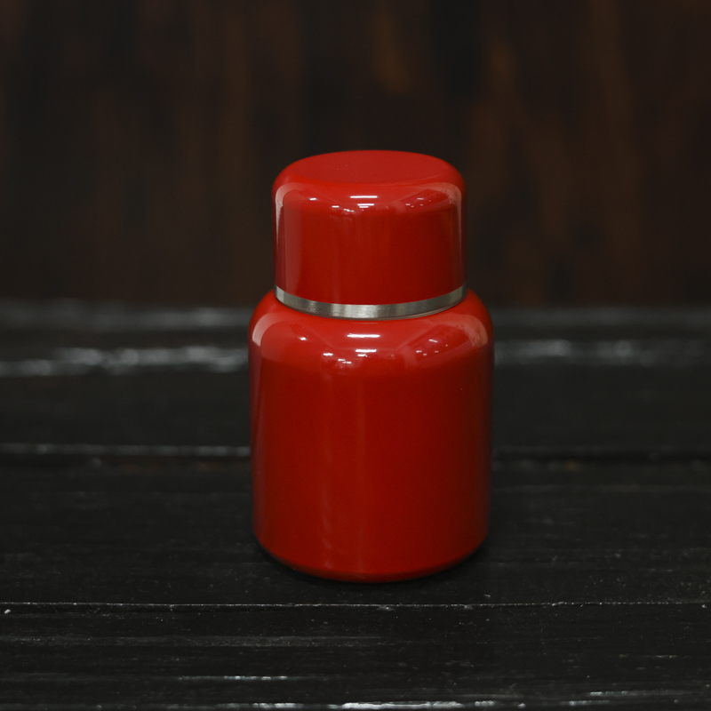 小黑家用个性百搭斋居红色小炮蛋焖茶杯保温瓶260ml（Q6284）