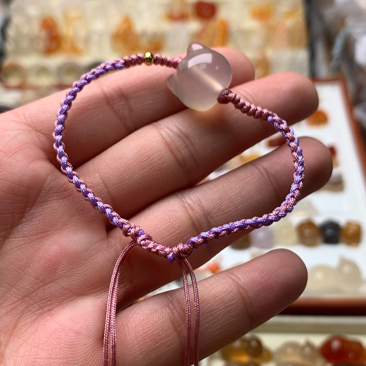 玛瑙/玉髓未镶嵌玛瑙手绳不退换