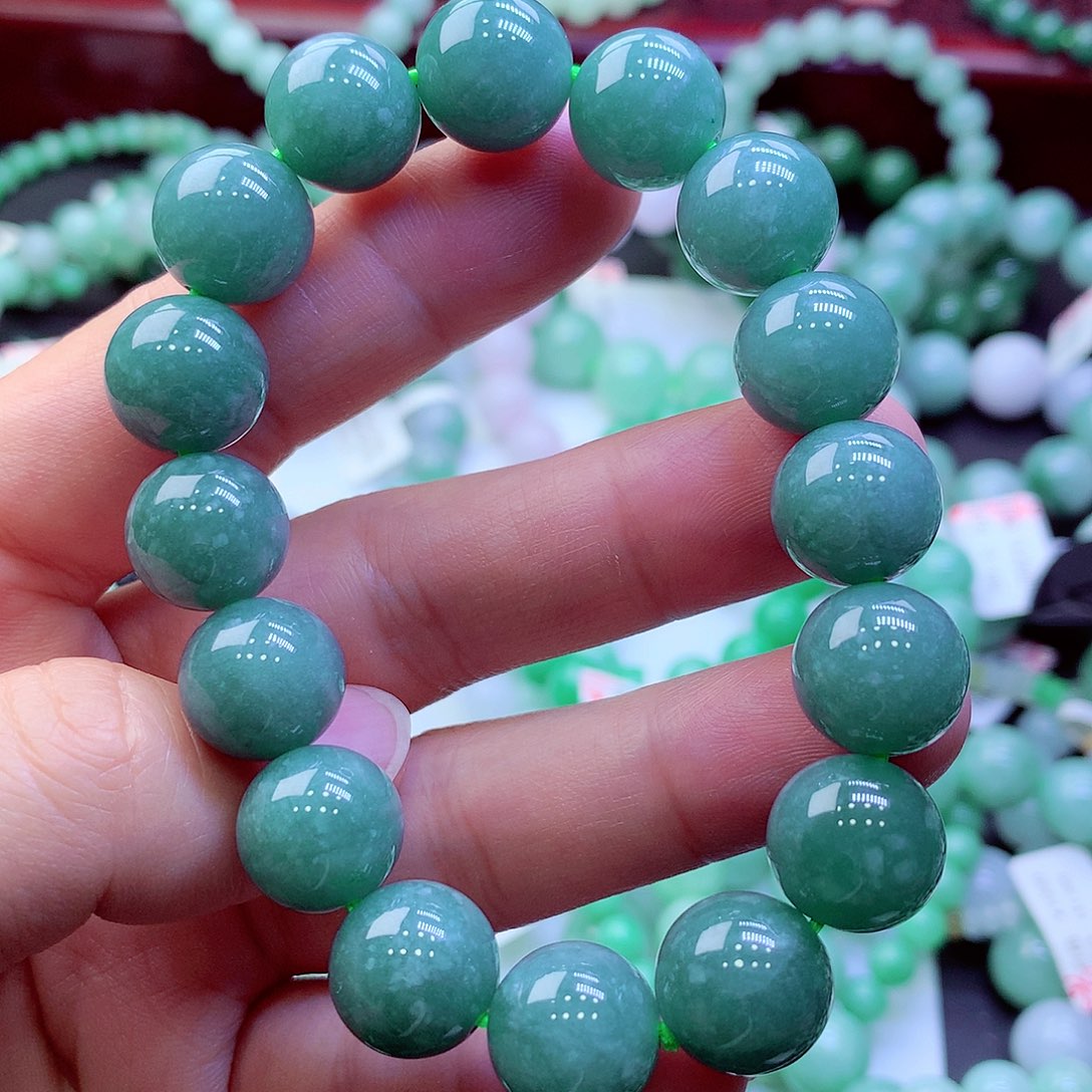 翡翠未镶嵌毛衣链