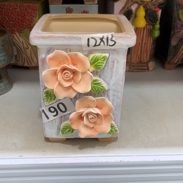 粗陶材质多肉花盆