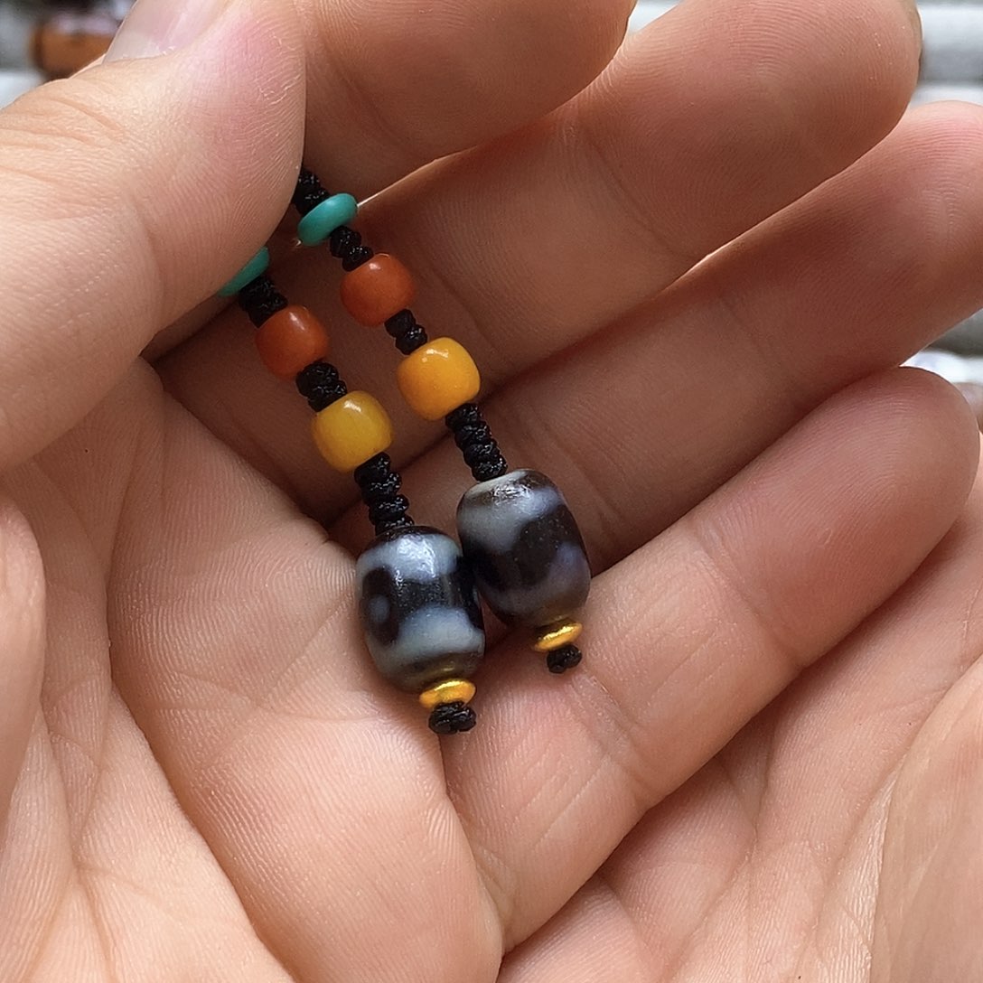 玛瑙/玉髓微瑕钥匙扣 发2个未镶嵌