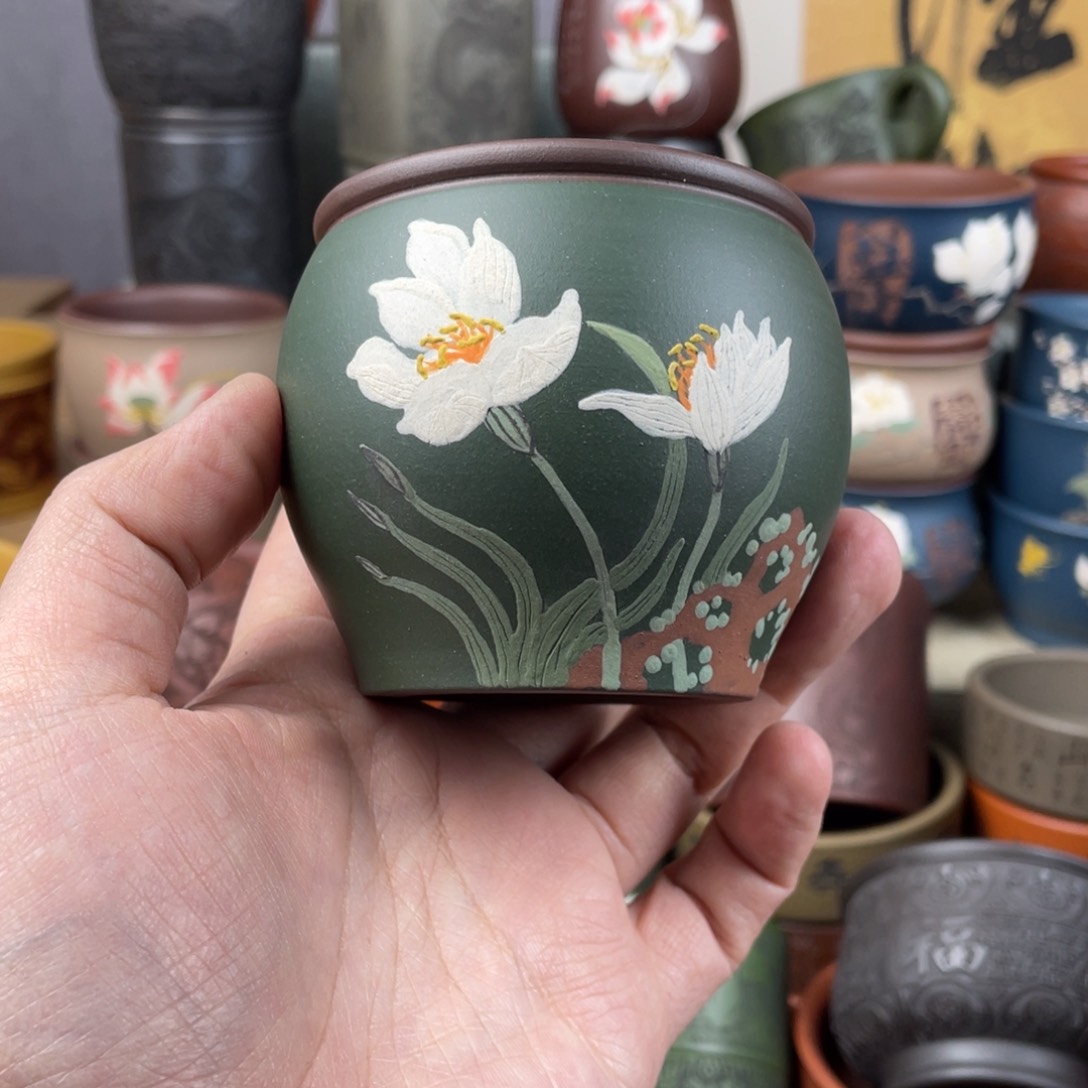 紫砂茶杯紫砂茶杯