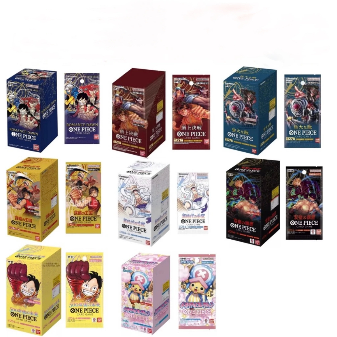 日版海贼王eb01卡牌