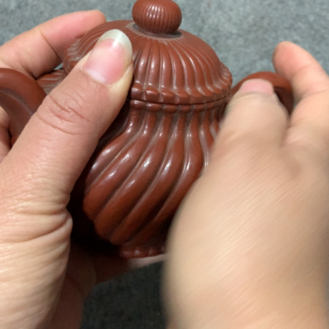 霞***产紫砂茶壶陶瓷摆件工艺品