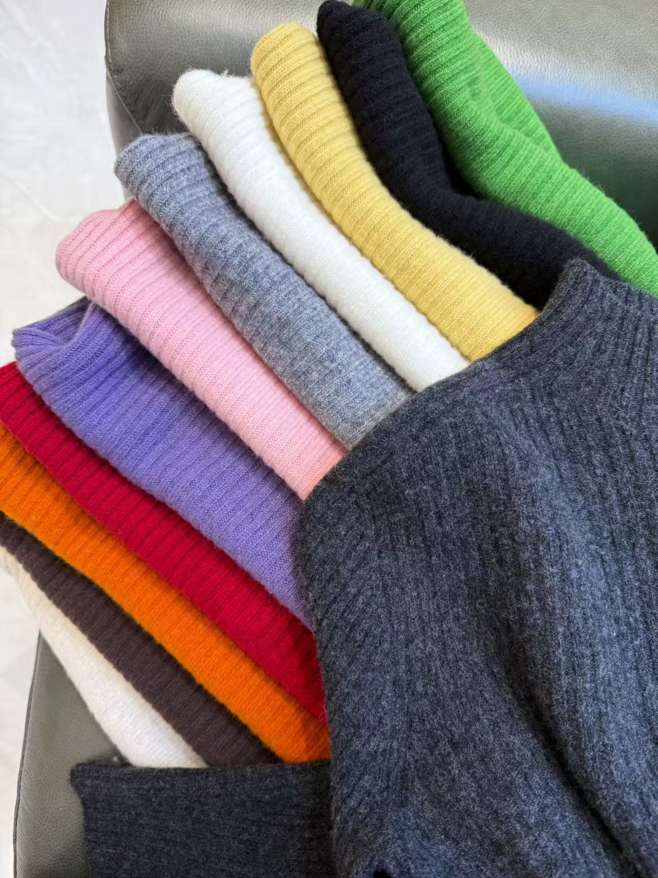 羊毛衫秋冬多巴胺风羊毛毛衣冬季休闲ins多色