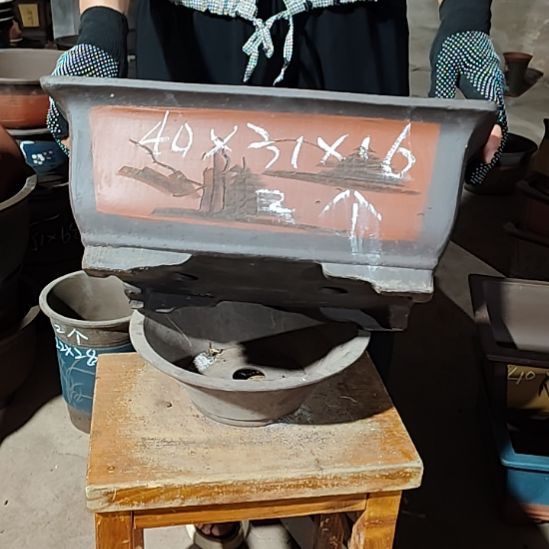 宜兴紫砂花盆清仓处理花盆