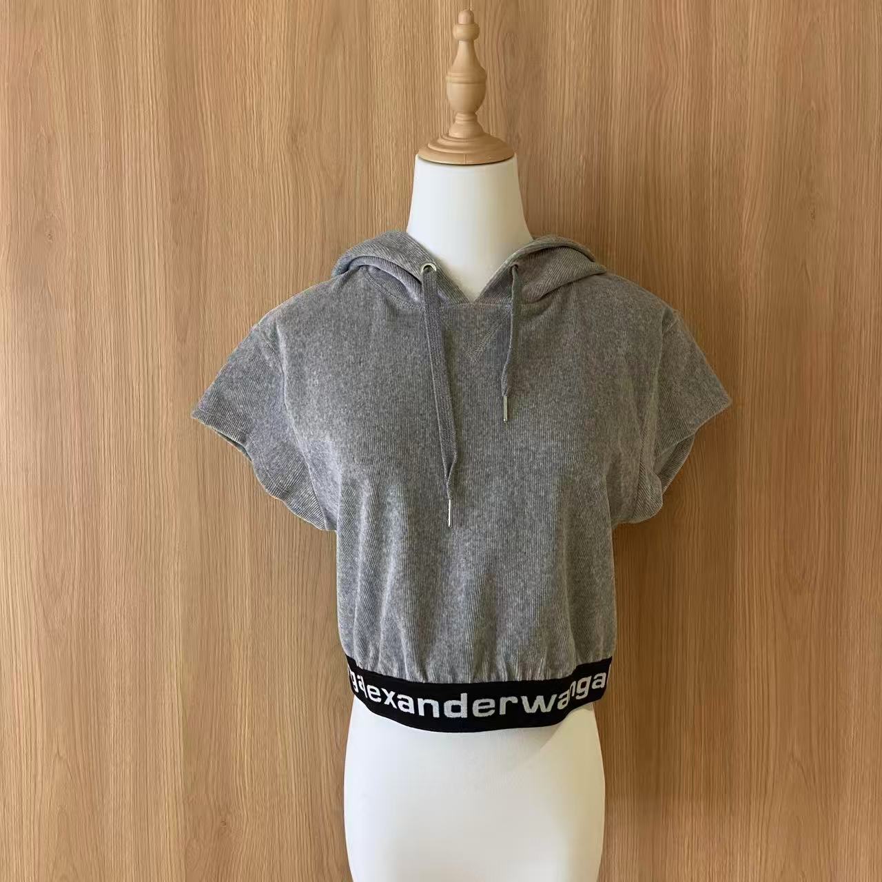 99新 Alexander McQueen/亚历山大·麦昆 susu壹臻/灰色连帽衫XXS