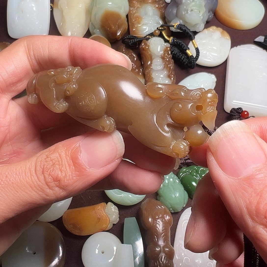 和田玉挂件未镶嵌