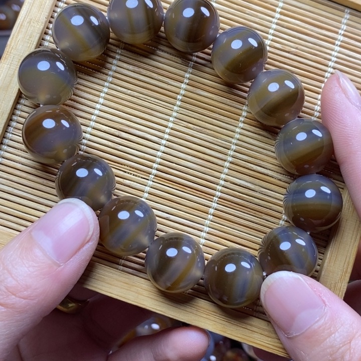 玛瑙/玉髓手链未镶嵌兰**果