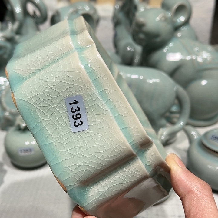 杯1393 开窑大吉原矿汝瓷