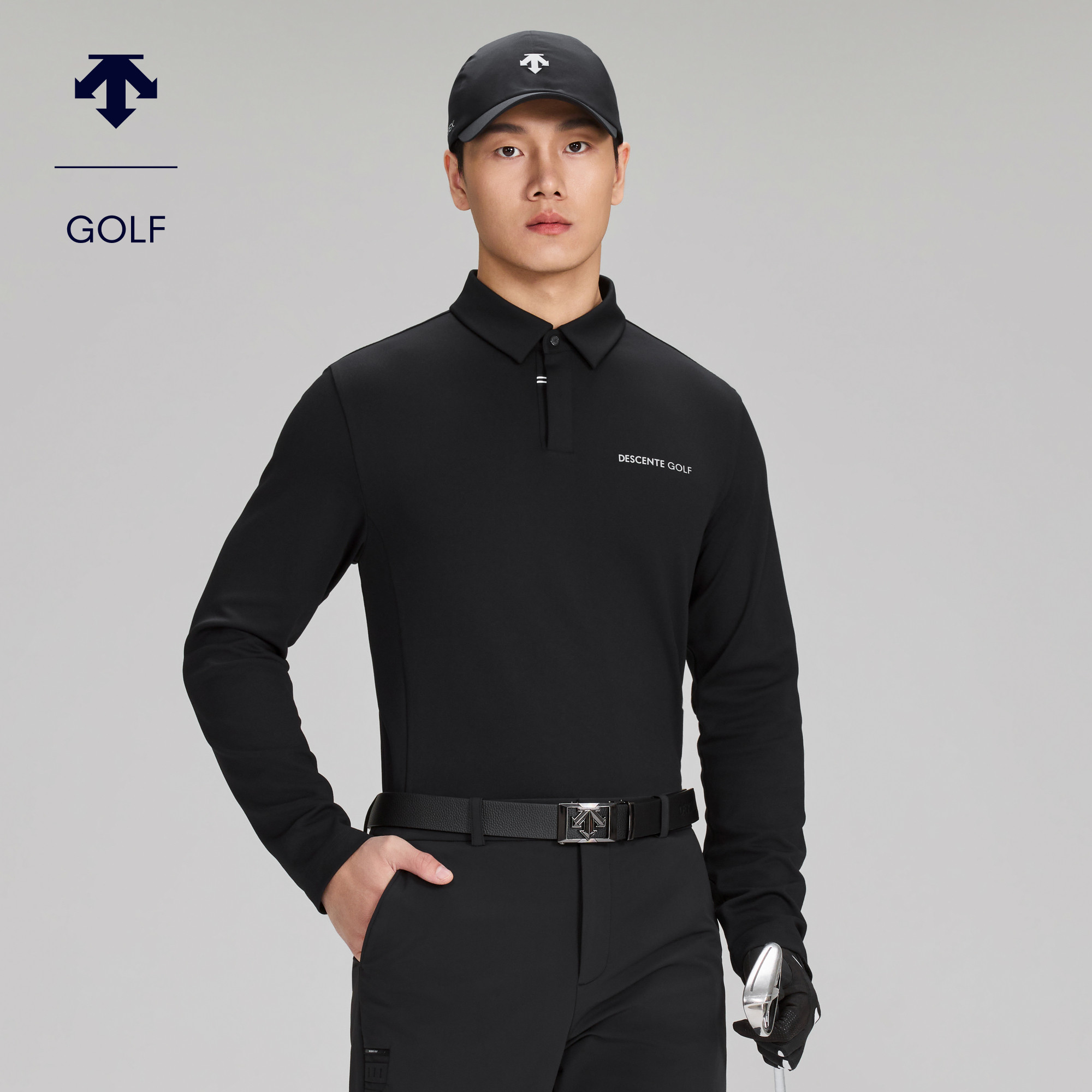 DESCENTEGOLF 迪桑特高尔夫 男士S-CORE早春长袖POLO衫G613MSTL16