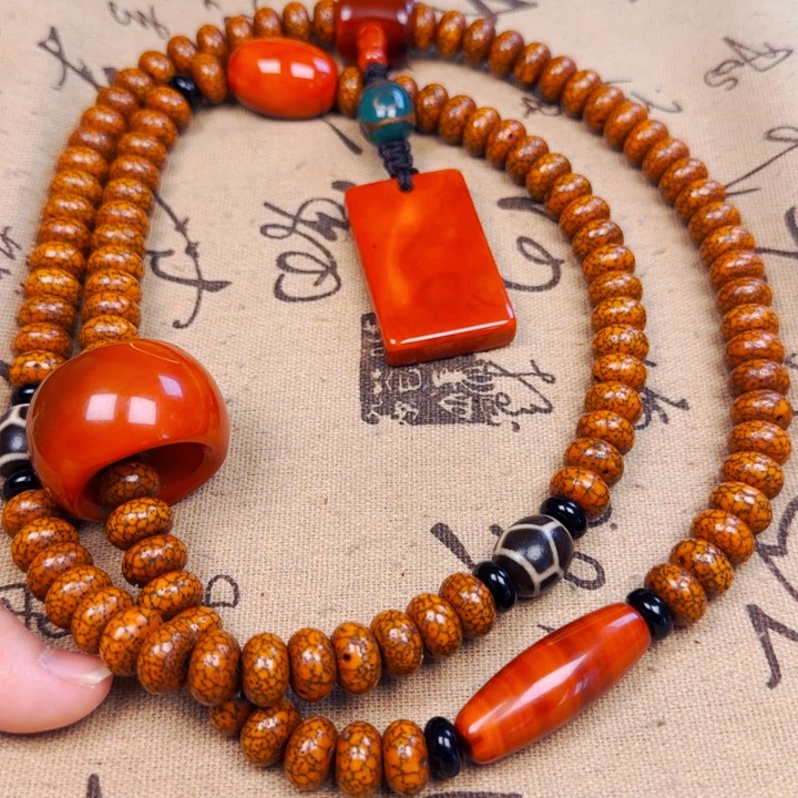 星月菩提吊坠航***兔脖挂