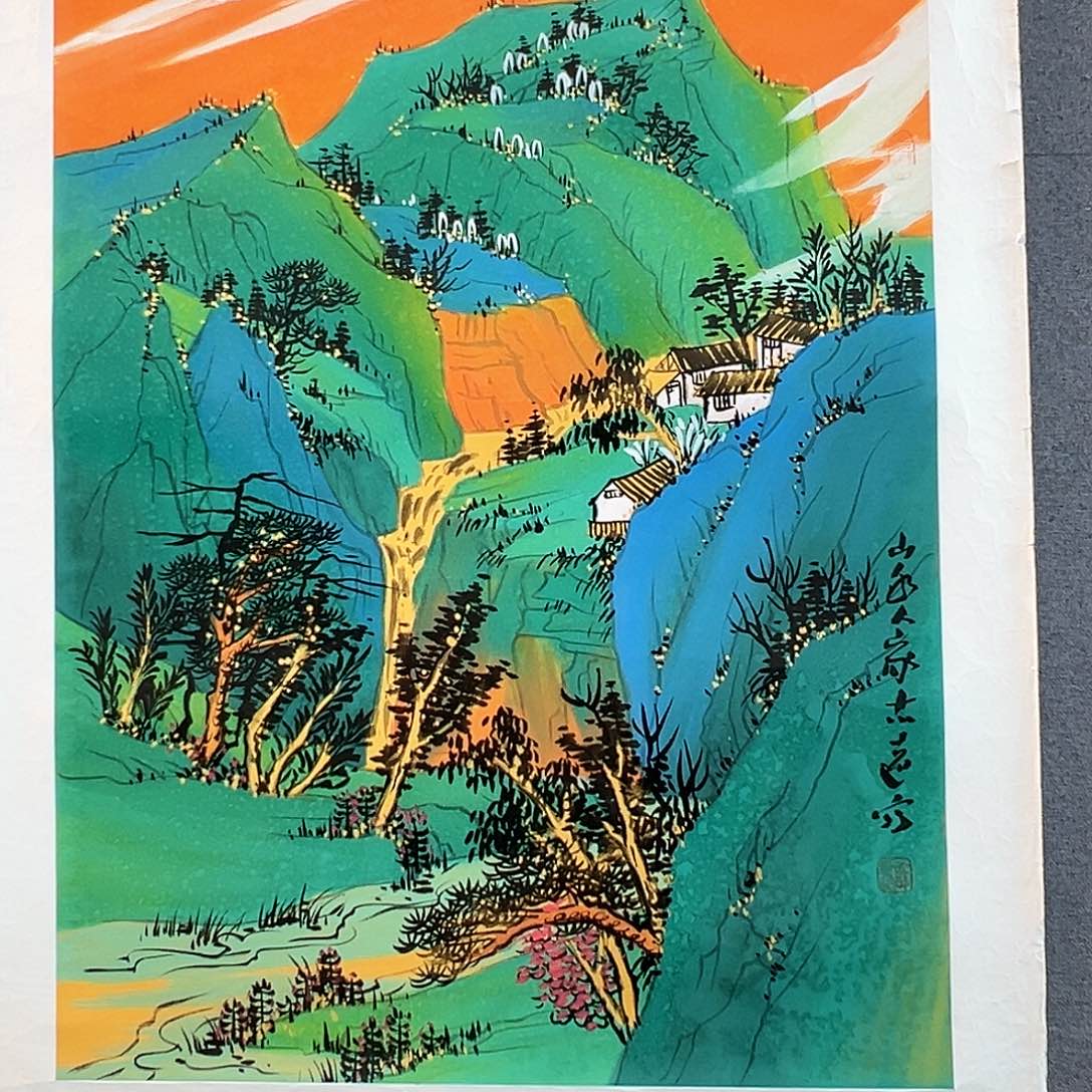 国画当代艺术，展览作品