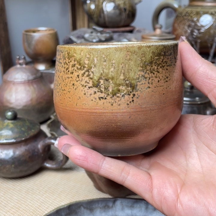 柴烧坭兴陶300毫升杯