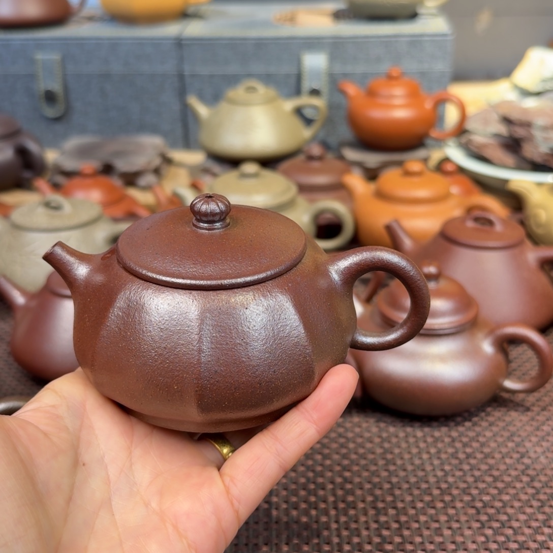 逐***风茶壶段泥特价柴烧180毫升