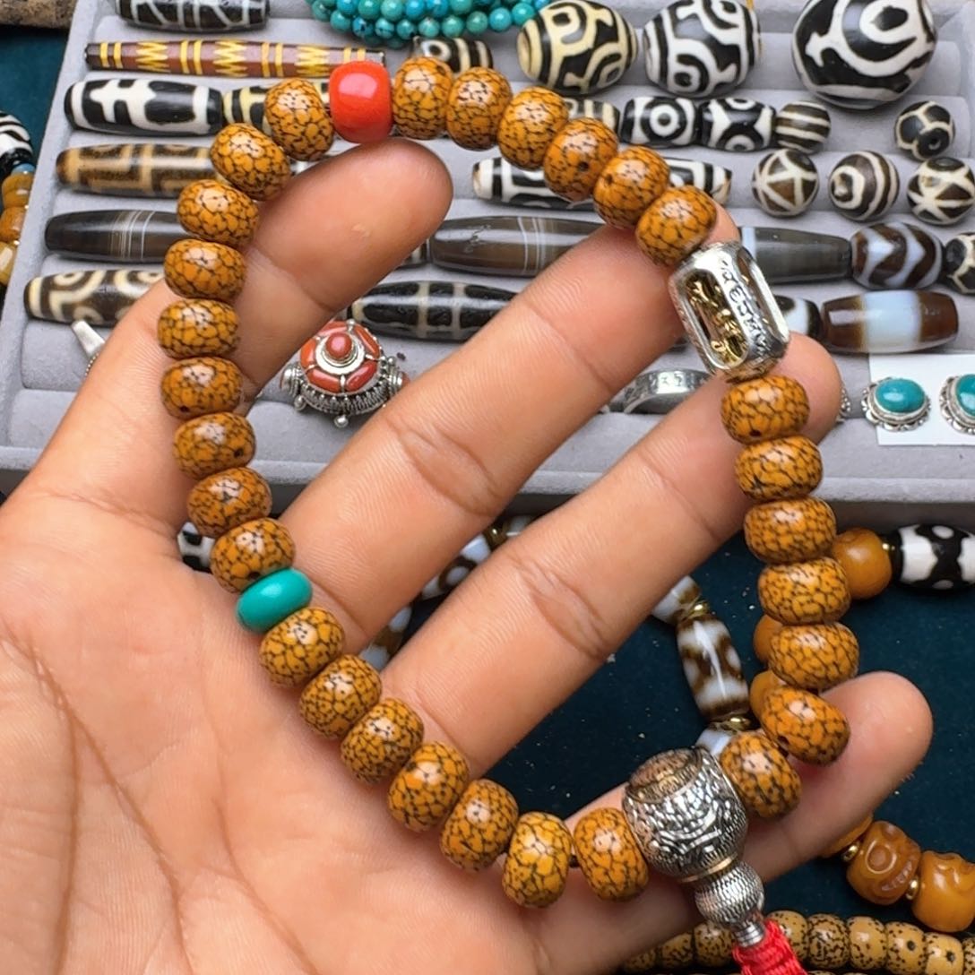 柏香籽/百香籽吊坠星月