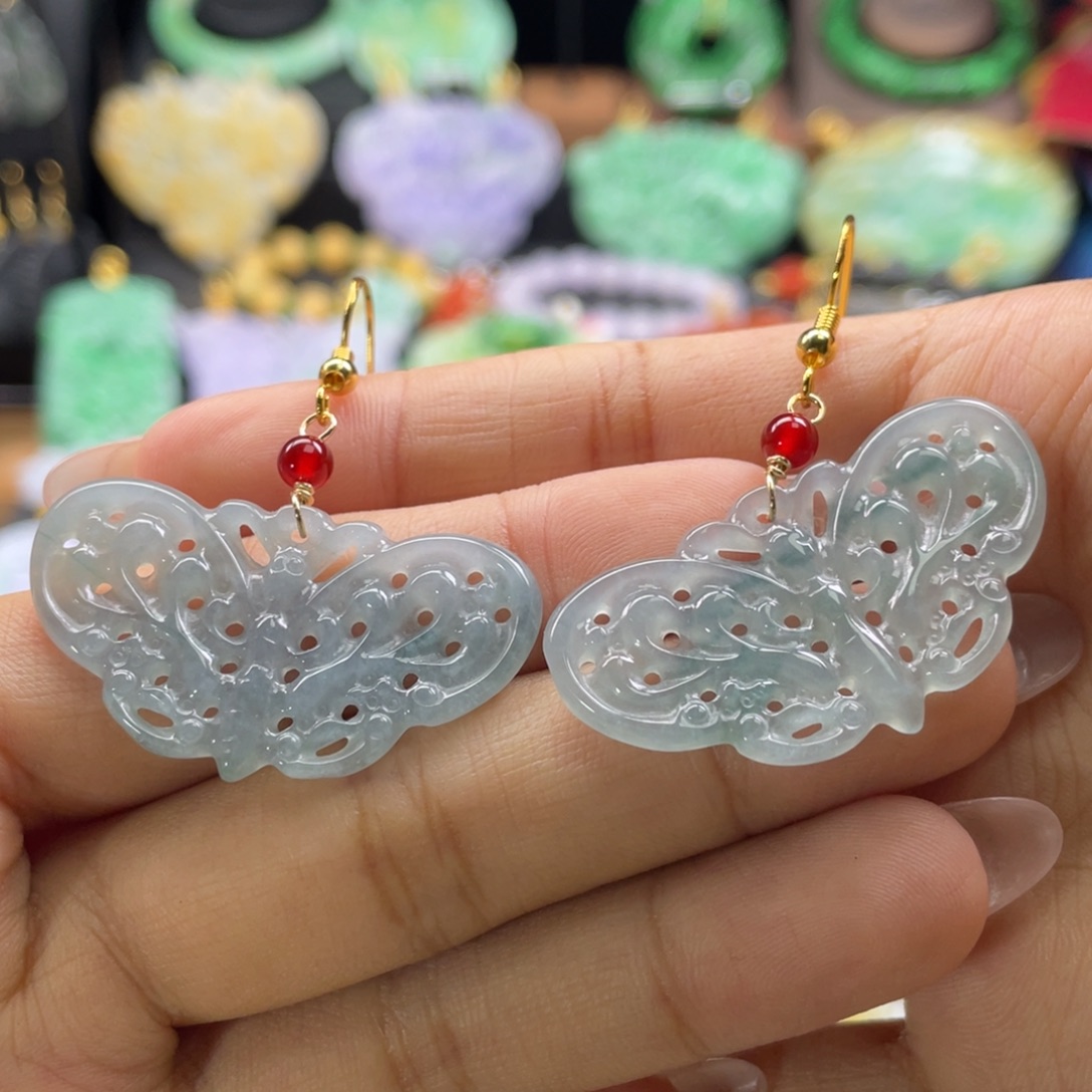 翡翠未镶嵌颈饰代编织