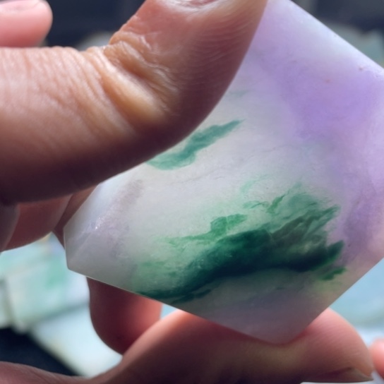 定制翡翠未镶嵌ཌ***ད包工