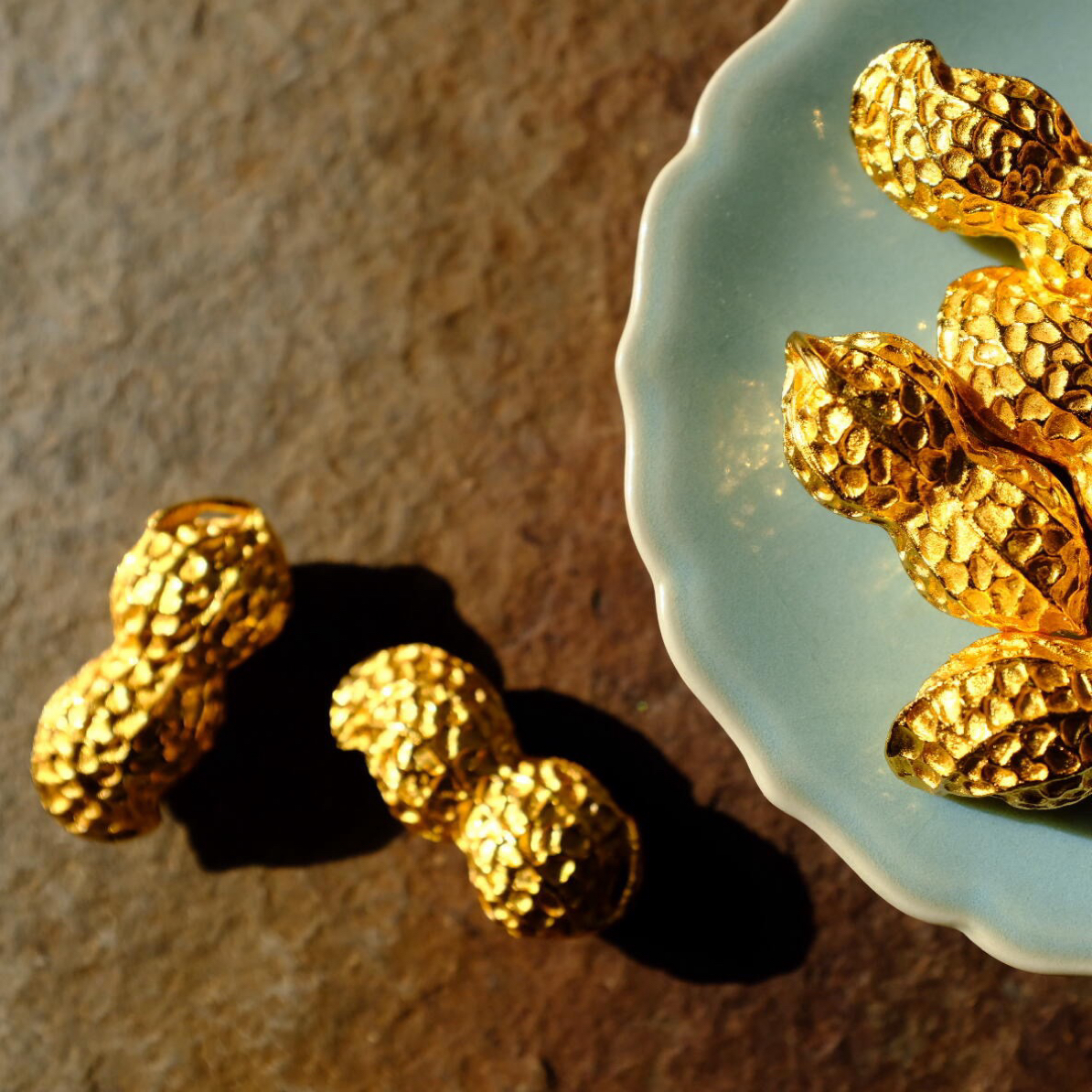 书下好事花生挂件