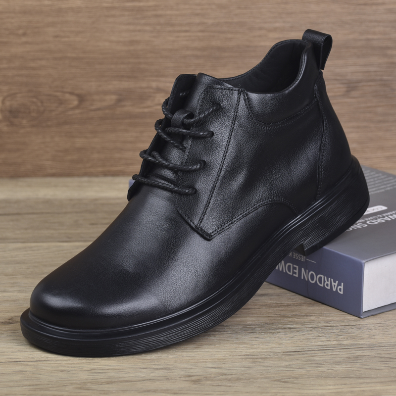 ECQO ACC头层牛皮秋冬马丁靴休闲百搭马丁靴男款加绒男鞋鞋子男款商品图