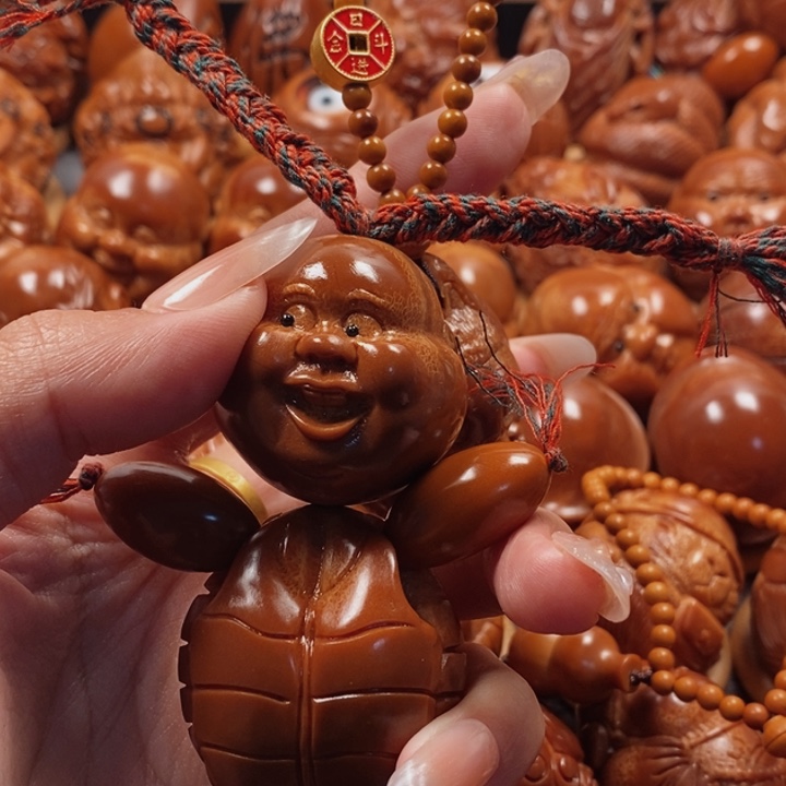 鑫***吖手串/手链橄榄核龟仙人穿金属橄榄链