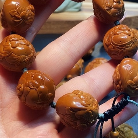 橄榄核手串/手链屹*天橄榄雕