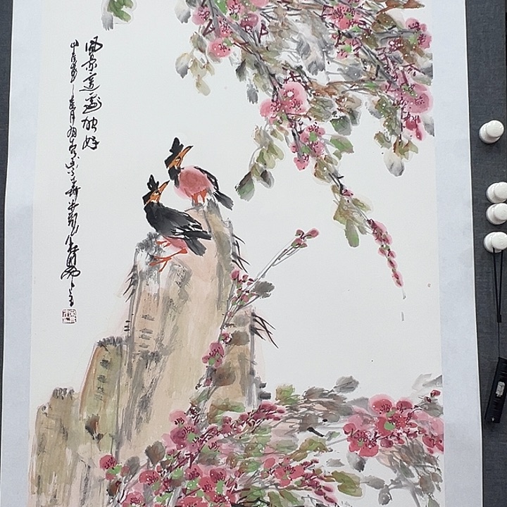 国画书画作品多次
