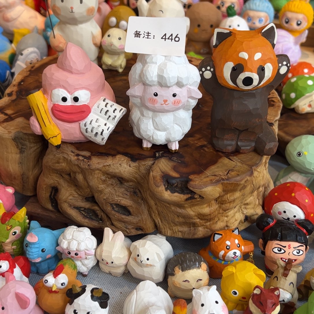 木446号手工木雕。     