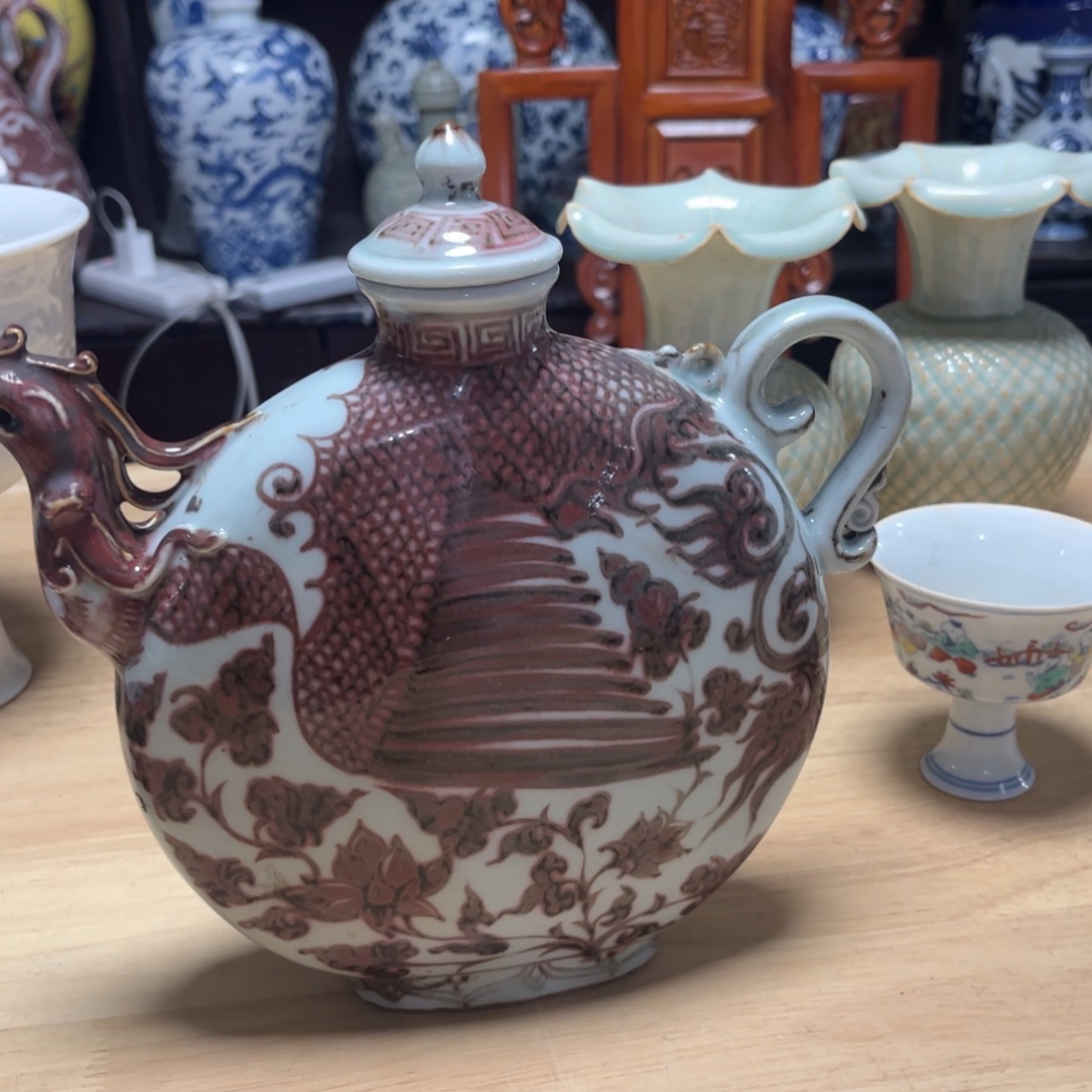 陶番里红扁壶非常感谢