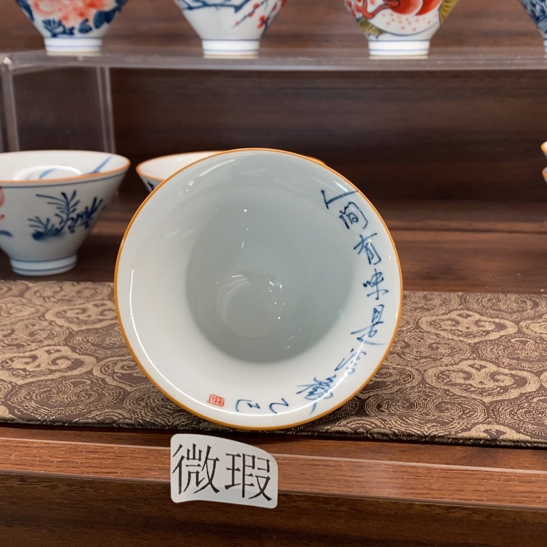 釉下彩手工绘制手工绘制